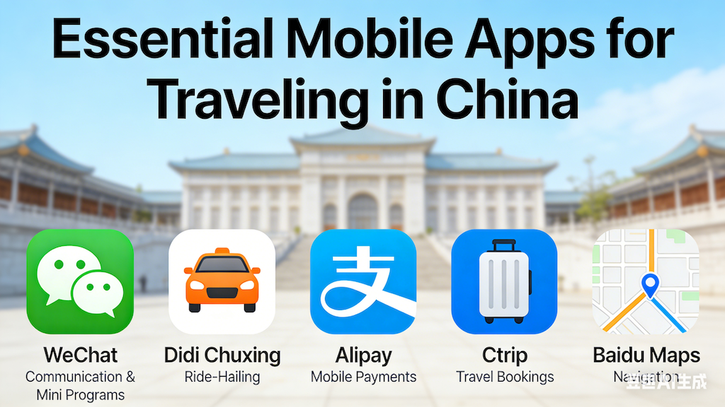 Before You Land in China：Essential Mobile Apps for Traveling in China